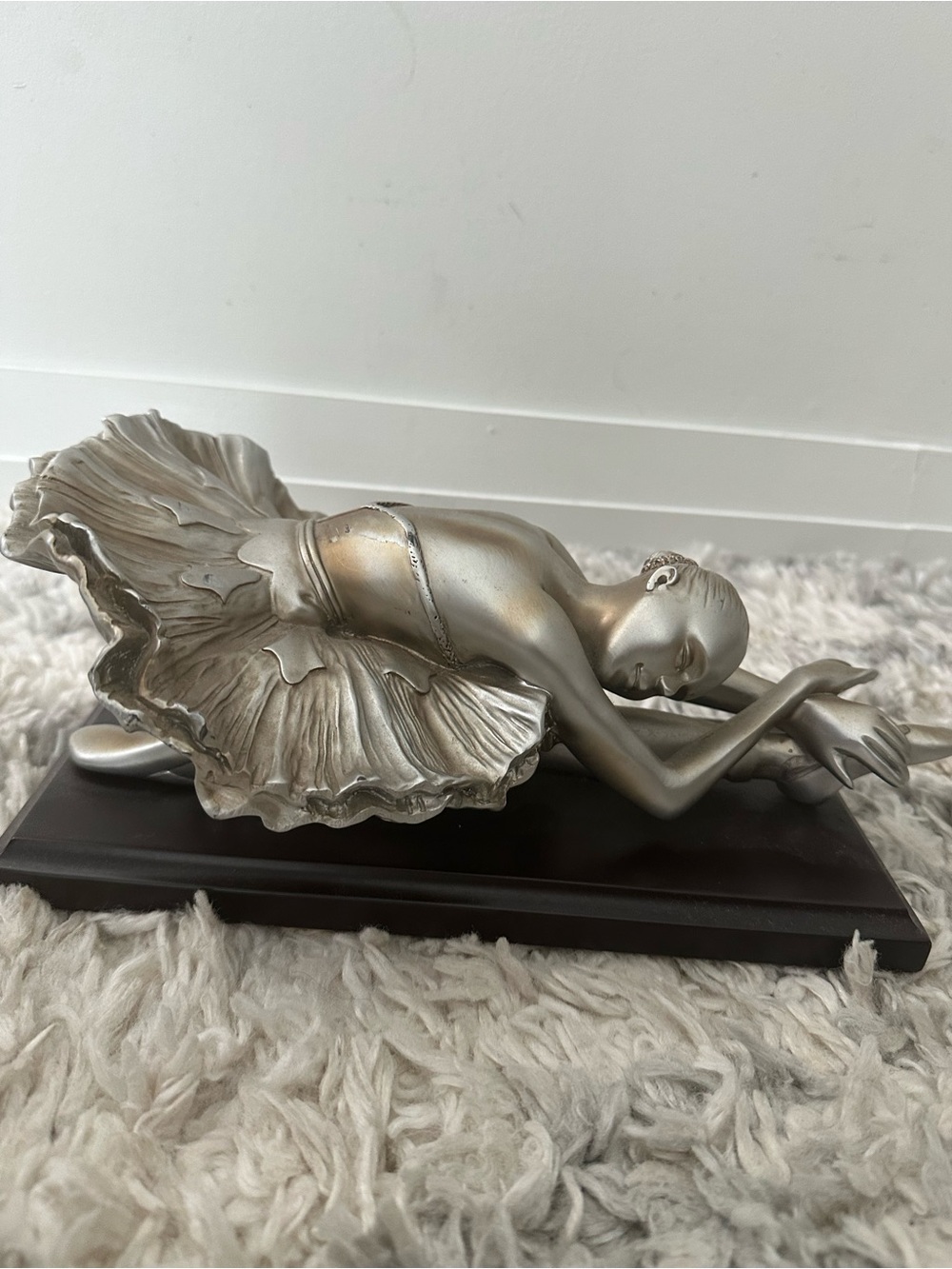 Vintage Art Deco Silver "Dying Swan" Ballerina Sculpture 🩰 - Picture 3 of 4